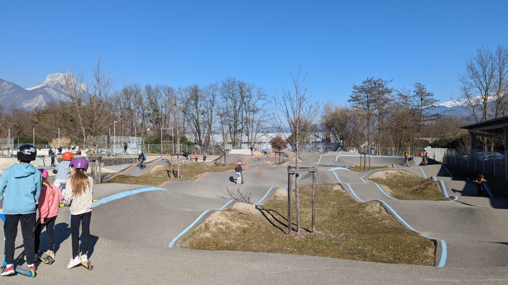 La pumptrack de Montbonnot Saint Martin